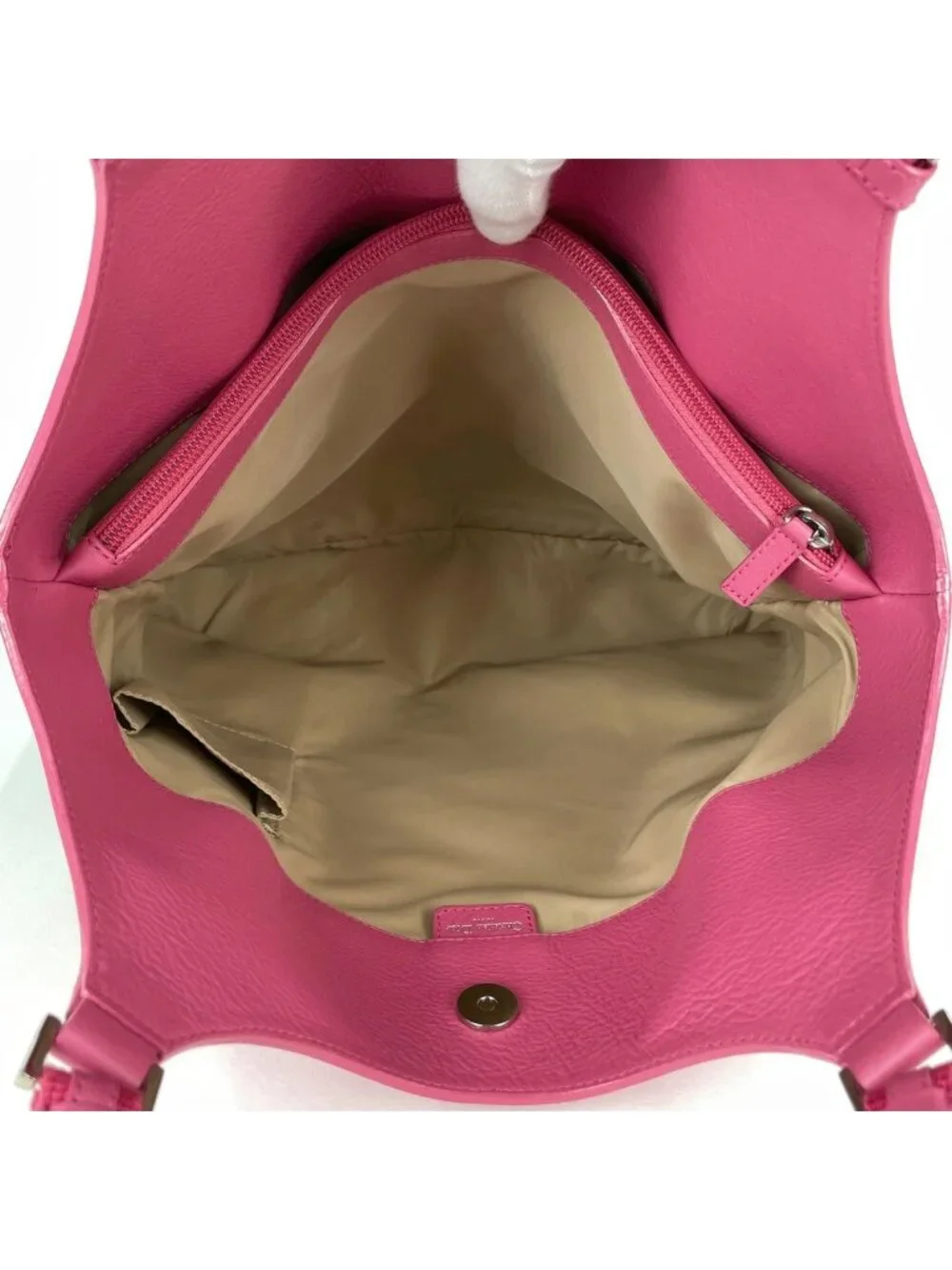 Dior Tote Street Chic Trotter Pattern Canvas Brown Pink
